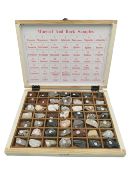 Colectie de Roci si Minerale (49 specimene)