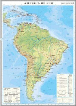 America de Sud. Harta economica
