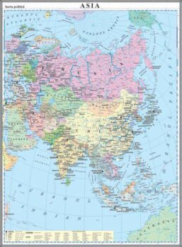 Asia. Harta politica