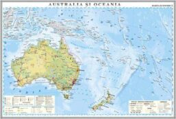 Australia si Oceania. Harta economica