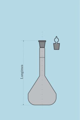 Alternative view of Volumetric flasks, class A, Brown glass - 250 ml