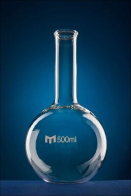 Balon cu Fund Plat cu Gat Ingust - 2000 ml
