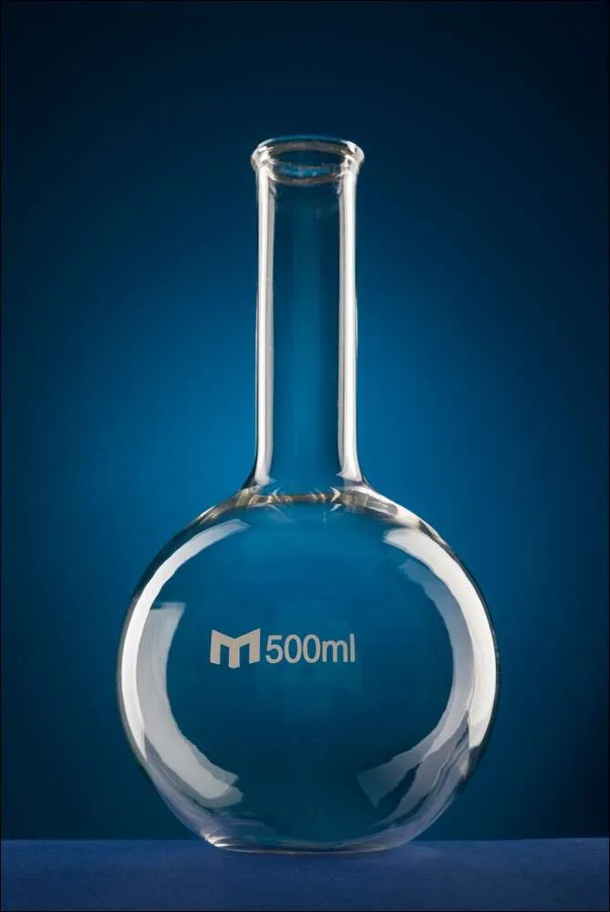 Balon cu Fund Plat cu Gat Ingust - 50 ml