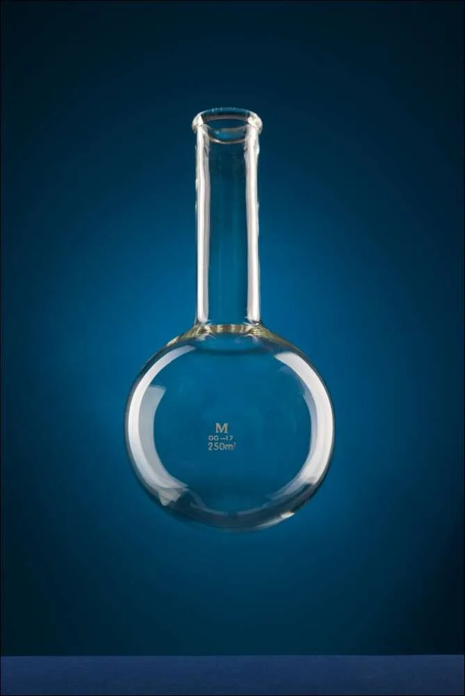 Balon cu Fund Rotund cu Gat Ingust - 25 ml