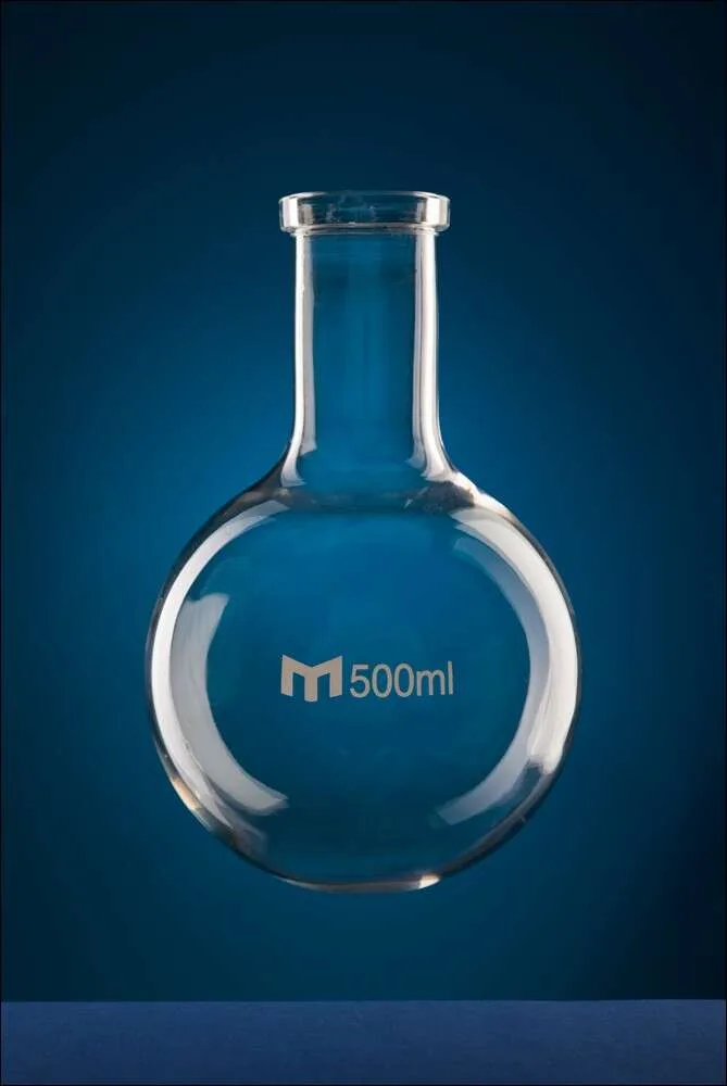 Balon cu Fund Rotund cu Gat Larg - 250 ml