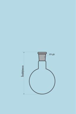 Alternative view of Balon cu Fund Rotund cu slif - 5000 ml SN 40/38