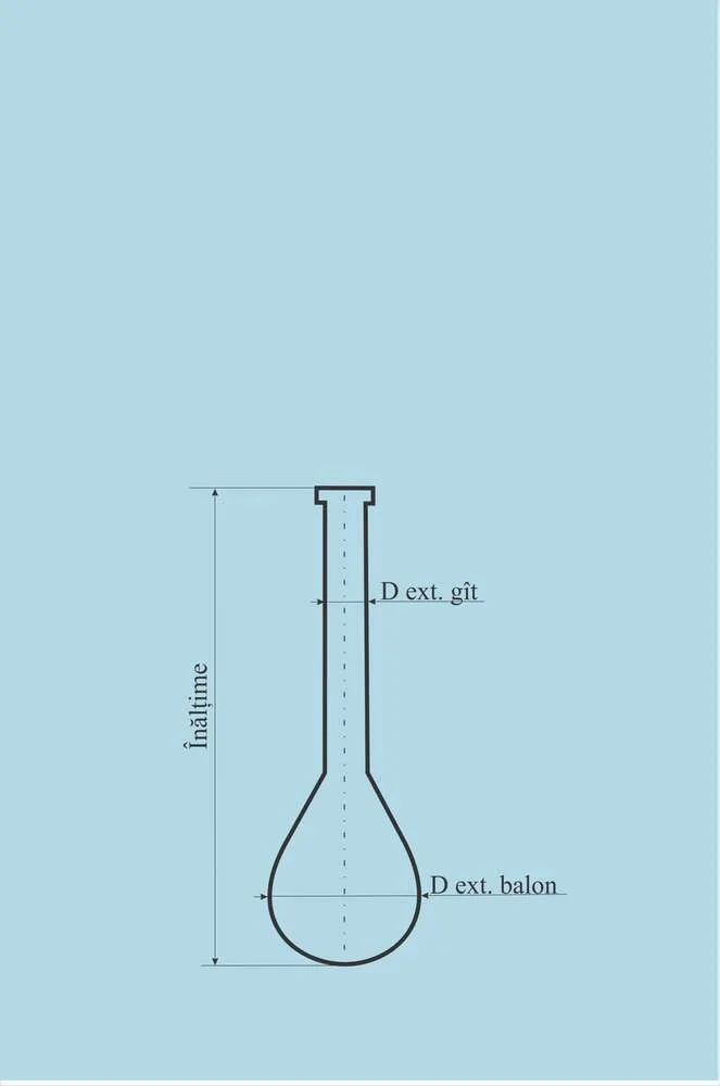 Balon Kjeldahl - 250 ml - imagine 2