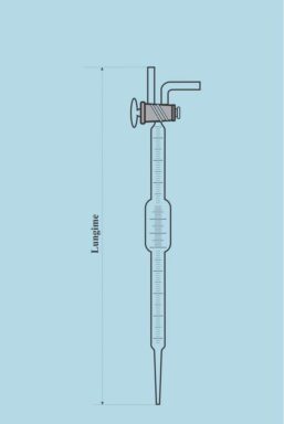 Alternative view of Gas-burette, Hempel