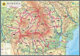 Harta Romaniei pentru copii