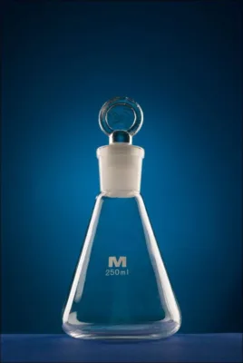 Pahar Erlenmeyer cu Dop Rodat - 500 ml