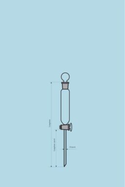 Alternative view of Cylindrical separating funnel - 250 ml