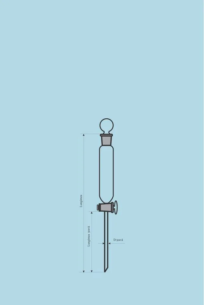 Cylindrical separating funnel - 1000 ml - Image 2
