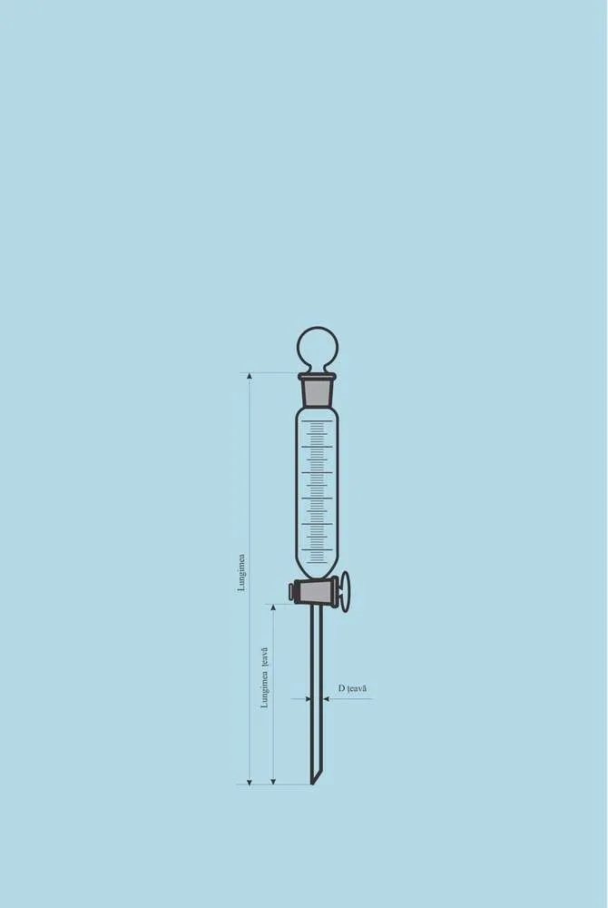 Separating funnel cylindrical, Graduated - 1000 ml - Image 2