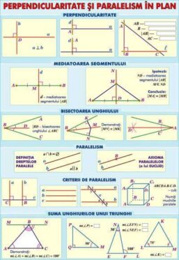 Plansa Perpendicularitate si paralelism/Puteri si radicali (duo)