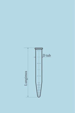 Glass Graduated Conical Tube for centrifuge - 15 ml