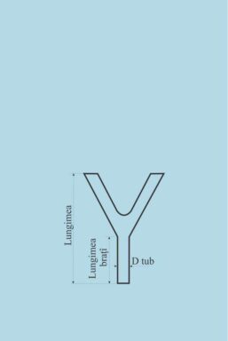 Alternative view of Tub de Legatura Forma: Y - 15-16 mm