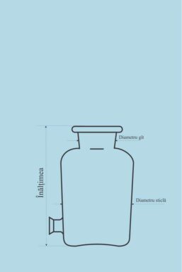 Alternative view of Vas pentru Apa Distillata cu Tub Lateral - 5000 ml