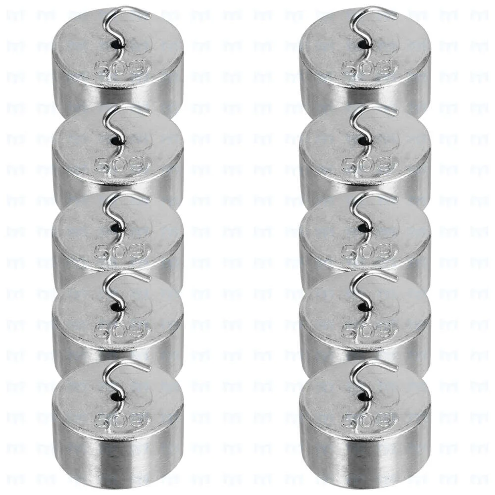Set de 10 greutati 50 g cu carlig