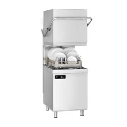 Mașină profesională de spălat vase cu capotă - coș 500x500 mm - Electromecanică - 6,52 kW - cu pompă dozare detergent & pompă dozare agent de clătire