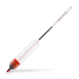 Thermohydrometer for milk T20°C, calibrated and certified
