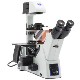 Microscop inversat trinocular cu fluorescență LED OPTIKA IM-5FLD