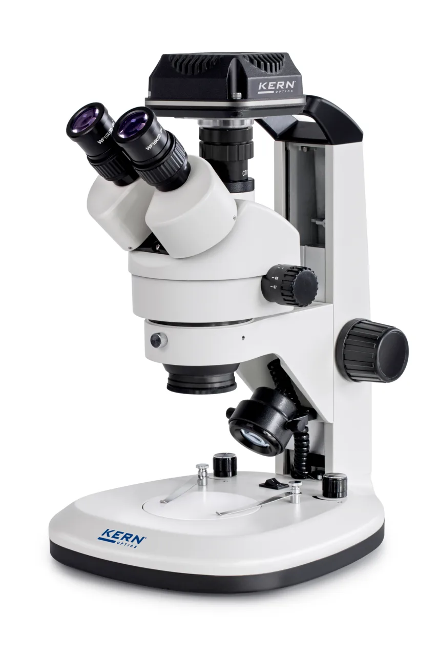 Microscop stereo cu zoom KERN OZL 468 - imagine 3