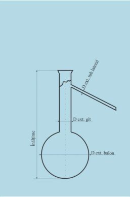 Alternative view of Würtz Distilling Flask - 250 ml