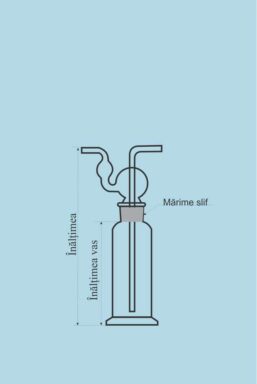 Drechsel gas washing bottle - 250 ml - Image 2