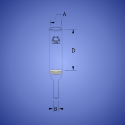 Microfiltration funnel Robu Stereon/VitraPOR, 0,8 ml, porosity 2