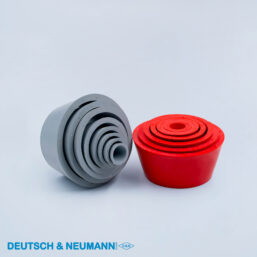 Alternative view of Distanțier de cauciuc pentru filtrare (GuKo), mărimea 5, øa 53 mm, øb 33 mm, h 34 mm, s 5 mm, roșu, cauciuc natural (NR)
