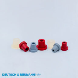 Alternative view of Dop tubular (10 buc.), øa 27 mm, øb 19 mm, øc 17 mm, ød 10 mm, h 20 mm, transparent, silicon (VMQ)