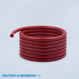 Alternative view of Furtun din silicon cu inserție din fibră de sticlă, ød1 19 mm, ød2 30,6 mm, s 5,8 mm, presiune de spargere 28 bar, roșu