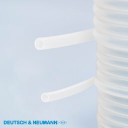Furtun din silicon, ød1 2 mm, ød2 5 mm, s 1,5 mm, nu este pentru vid, transparent, silicon (VMQ)