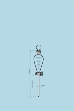 Alternative view of Palnie De Separare Forma Para Gradata Cu Robinet Teflon / PTFE - 60 ml
