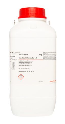 Sulfat de fier(II) heptahidrat p.a., ACS, ISO, Ph. Eur. (min. 99,0 %) – 5 kg (2276.5000)
