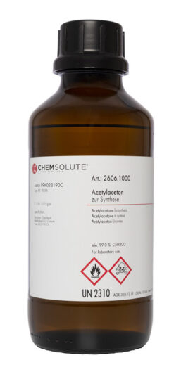 Acetilacetonă pentru sinteza (min. 99,0 %) – 1 l (2606.1000)