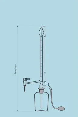 Biureta Automata Pellet Robinet Teflon / PTFE cu Linie Schellbach - 10 ml (div. 0,05)